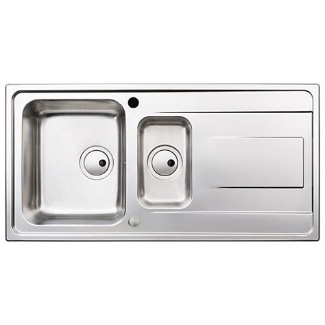 wickes kitchen stainless steel sinks